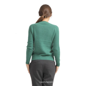 Latest Arrival trendy style green used cashmere sweaters